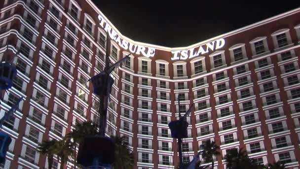 Treasure Island in Las Vegas — Stock Video