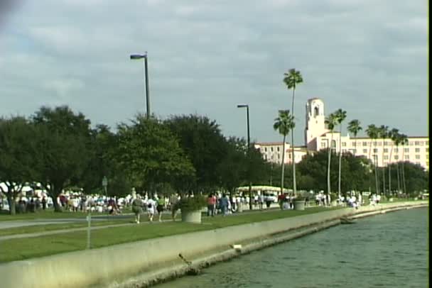 St. Pete Pink Palace — Stock Video