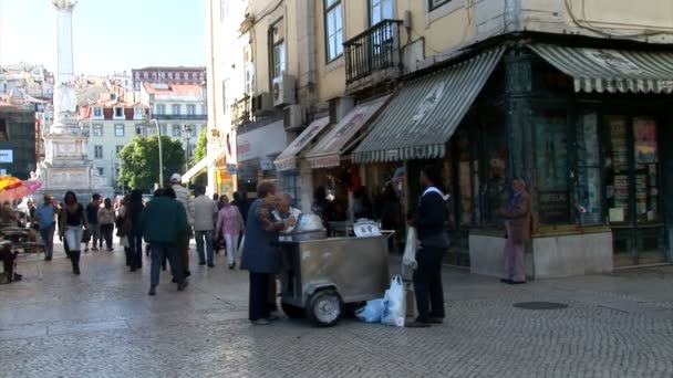 Portekiz'de Lizbon şehir — Stok video