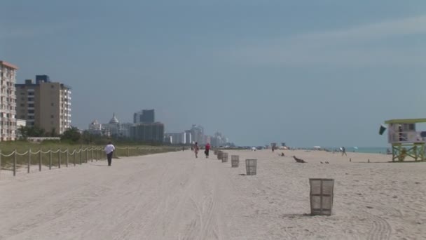 Miami Beach adlı sabah — Stok video