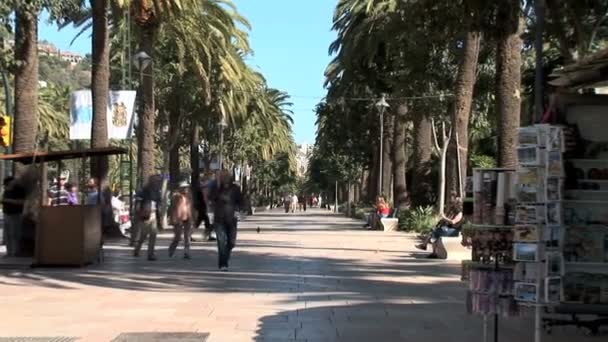 Málaga cidade em Espanha — Vídeo de Stock