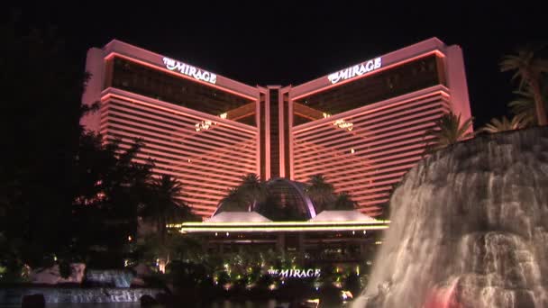 Mirage Resort w Las Vegas — Wideo stockowe