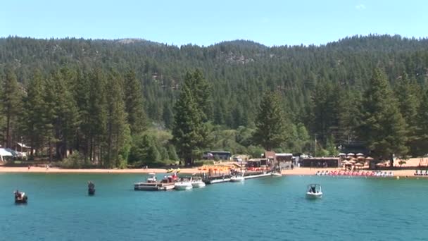 Zephyr Bucht am Lake tahoe — Stockvideo