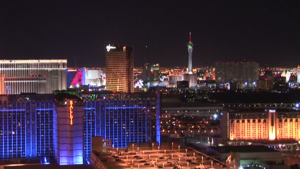 The Las Vegas aerial view — Stock Video