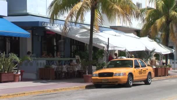 Casablanca bárban Miamiban — Stock videók