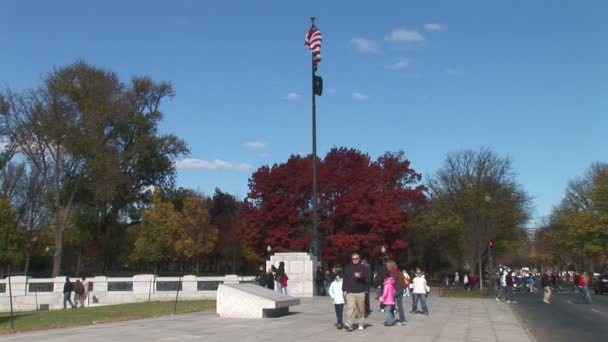 Lincoln Memorial em Washington D.C. . — Vídeo de Stock