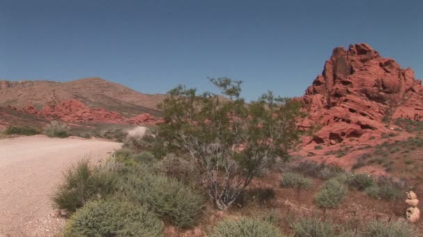 Valley of Fire in Arizona — Stock Video