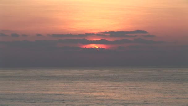 Канкун Sunrise з океаном — стокове відео