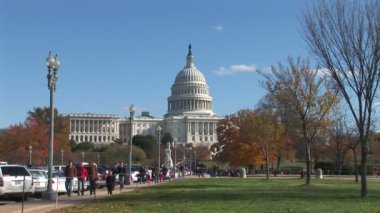 Washington DC Capitol geçit. 