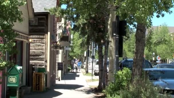 Miasta Breckenridge w Colorado — Wideo stockowe