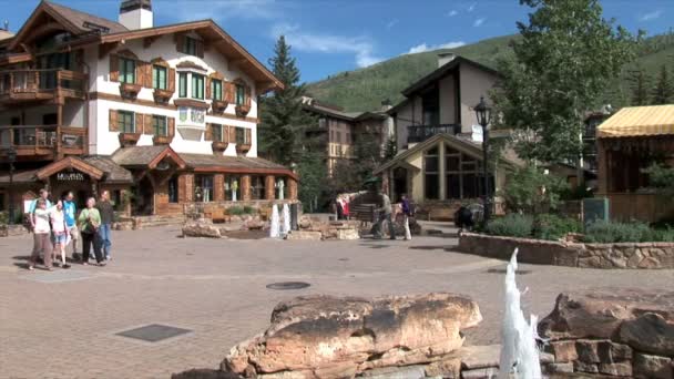 Ciudad de Vail en Colorado — Vídeo de stock