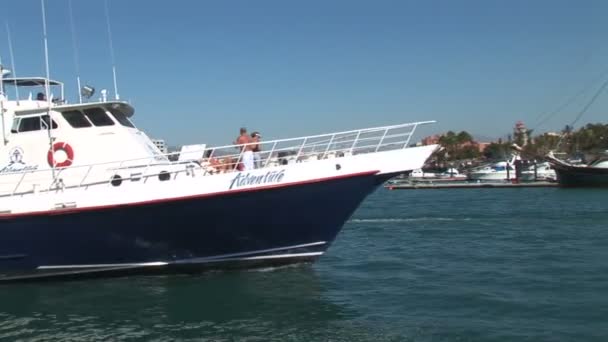 Ferry in Cabo San Lucas city — Stock Video