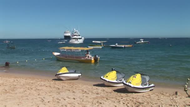 Waverunners Beach, Mexikó — Stock videók