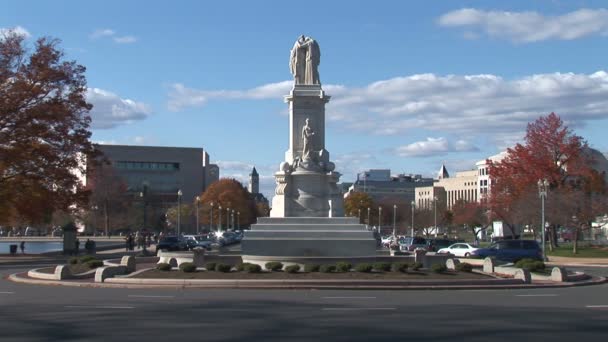 Hauptstadtkreisel in Washington. — Stockvideo