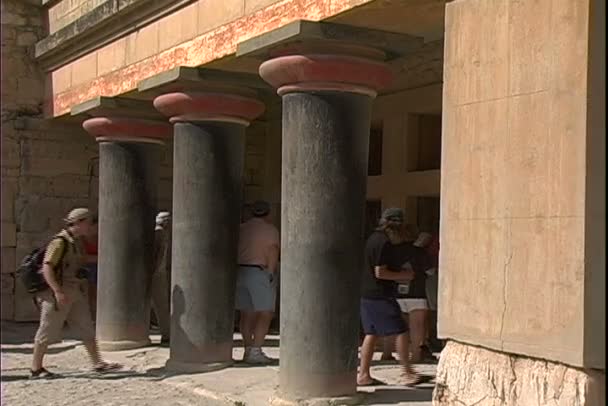 Palacio antiguo en Grecia — Vídeos de Stock