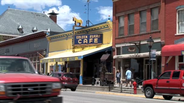 Leadville città in Colorado — Video Stock