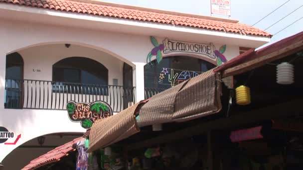 Tatuaje en Ciudad de Cabo San Lucas — Vídeo de stock