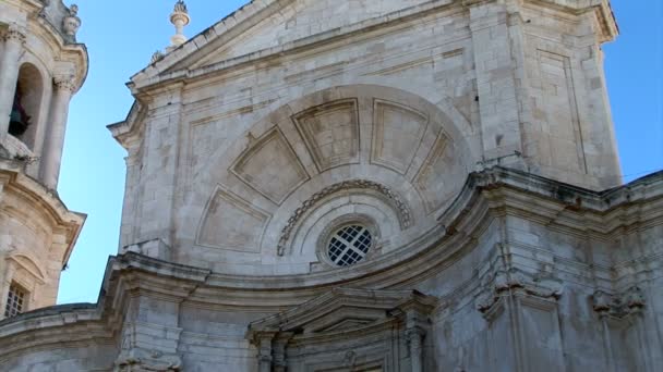 スペインのカディス大聖堂 — ストック動画
