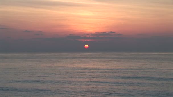 Cancún Salida del sol con el océano — Vídeo de stock