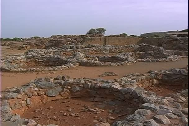 Palacio de Malia en Grecia — Vídeos de Stock