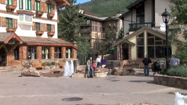 Vail cidade no Colorado — Vídeo de Stock