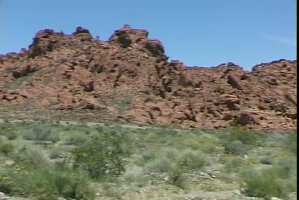 Valley of Fire v Arizoně — Stock video