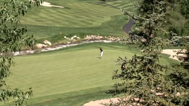 高尔夫球场在比弗克里克 — 图库视频影像