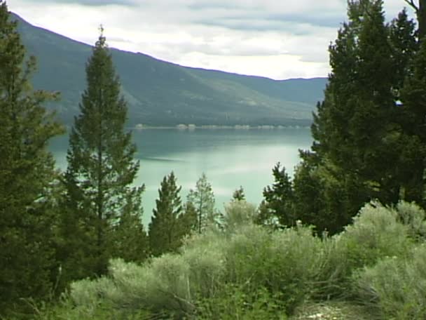 Lago Columbia, in Canada — Video Stock