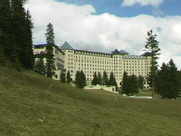 Fairmont chateau hotel — Stockvideo