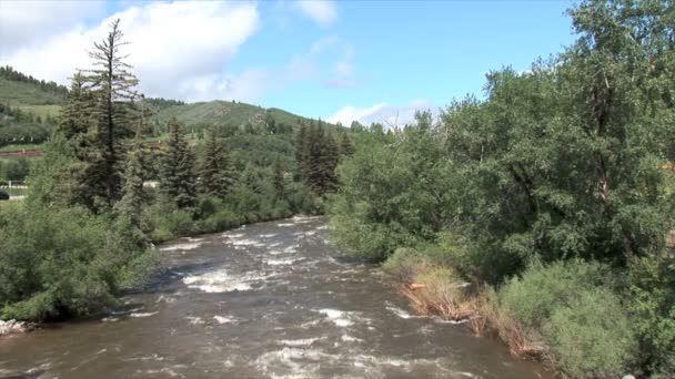 Rio de montanha Beaver Creek — Vídeo de Stock