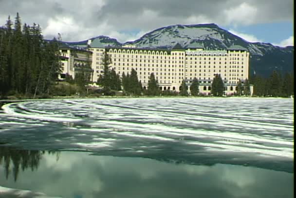 Chateau Lake Louise Hotel — Video Stock