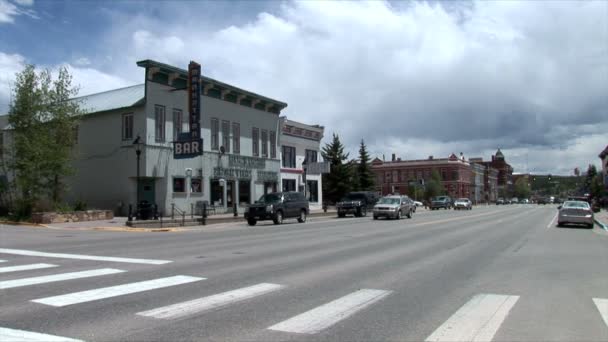 Bar in Leadville stad — Stockvideo