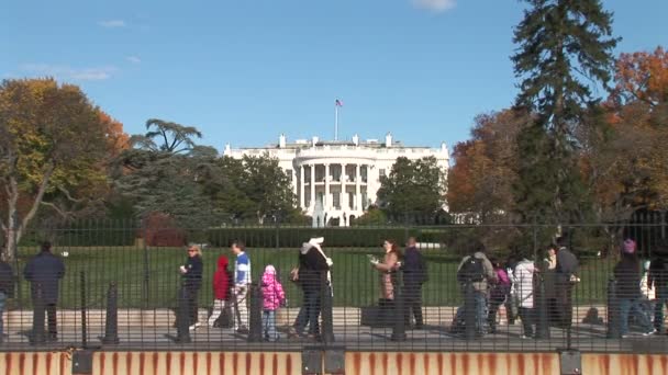 ホワイト ・ ハウス ワシントン D.C. — ストック動画