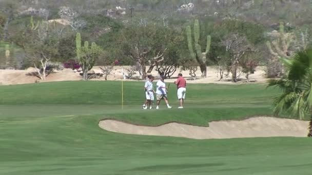 Cabo Golfcourse v Mexiku — Stock video