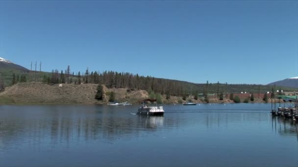 Frisco Marina with Boat Landing — Stock Video