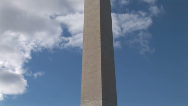 Washington Monument ve dne — Stock video
