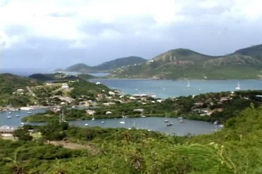 Bahama Adaları Yatlar ile tropik sahil