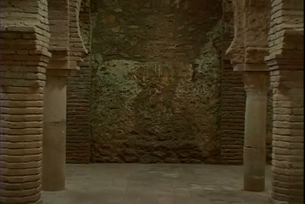 Eski İspanyada inşa tarihi — Stok video