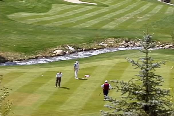 Campo de golf en Beaver Creek — Vídeo de stock