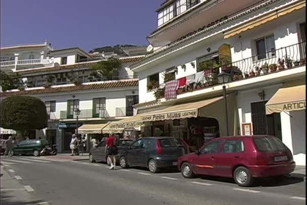 Centrum miasta Mijas — Wideo stockowe