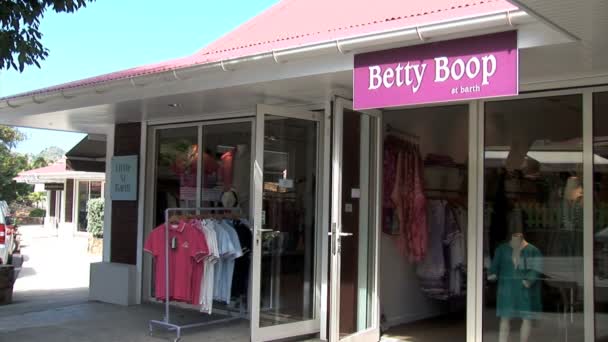 Betty Boop Boutique — Stockvideo