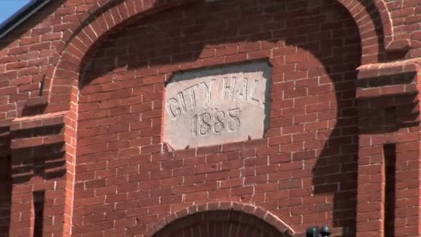 Antiguo Ayuntamiento de Park City — Vídeo de stock