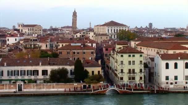 Giudecca island in Venice — Stock Video