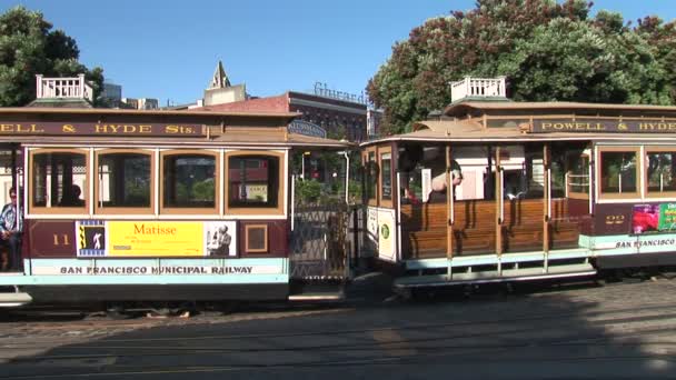 Cable Car en San Francisco — Vídeos de Stock