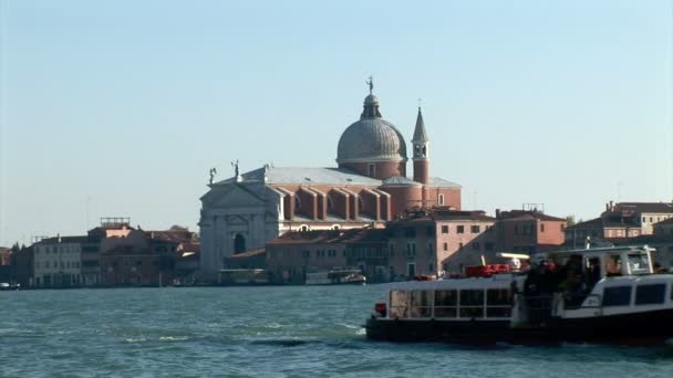 San Giorgio Maggiore Island em Veneza — Vídeo de Stock