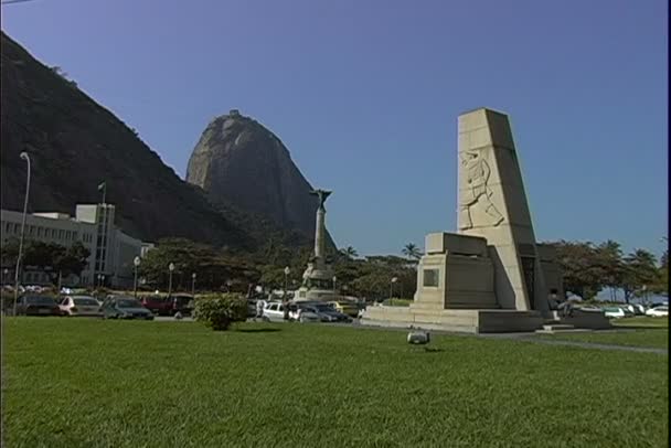 Parque do Pão de Açúcar no Rio de Janeiro — Vídeo de Stock