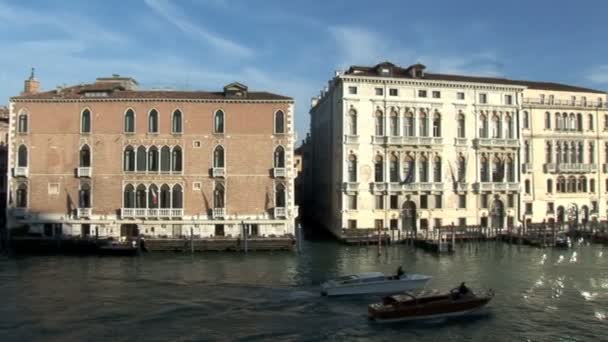 Grande Canal em Veneza — Vídeo de Stock