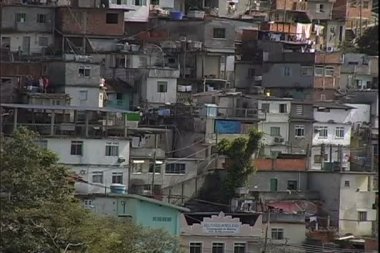 Favelas Rio de Janeiro görünümünü