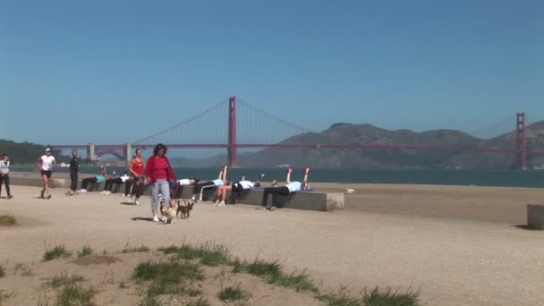Puente Golden Gate en San Francisco — Vídeos de Stock