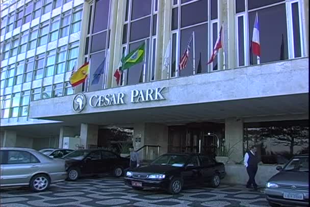 Отель Caesar Park в Рио-де-Жанейро — стоковое видео